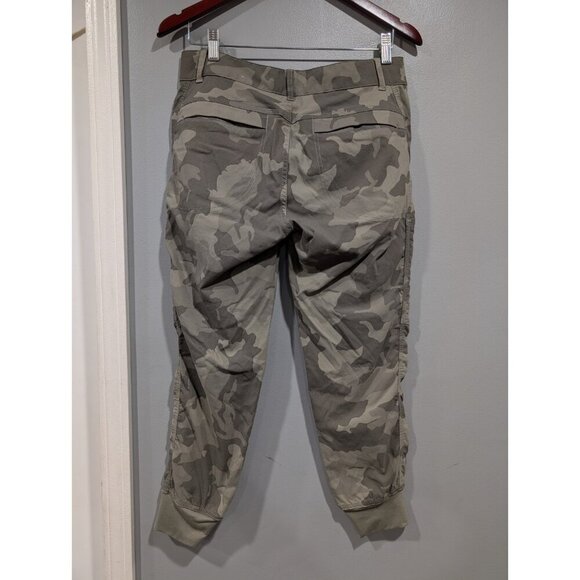 Prana Sky Canyon Jogger Pant Women’s Camo Hiking Outdoors Green Size 8 Nylon - Picture 2 of 16